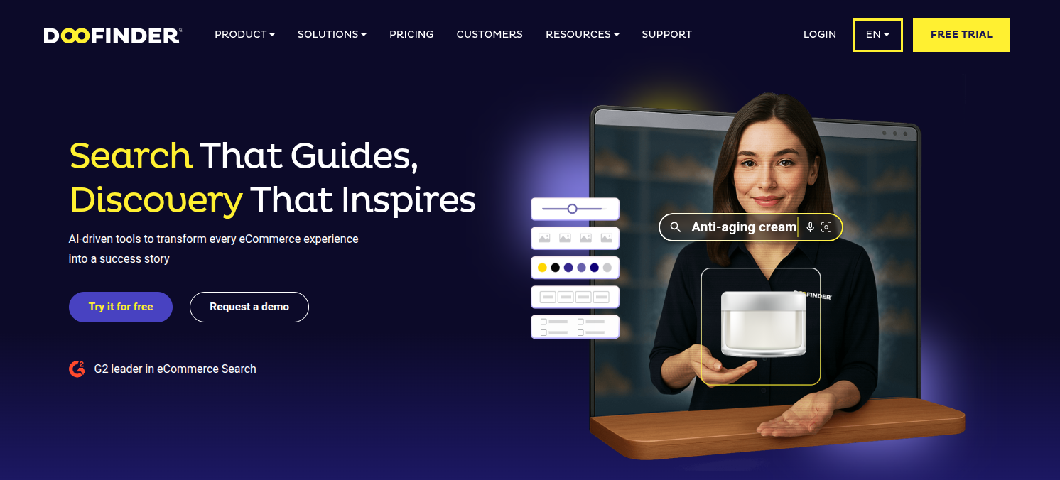sign-up for an account on the free trial button