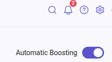 automatic boosting configuration and pressure