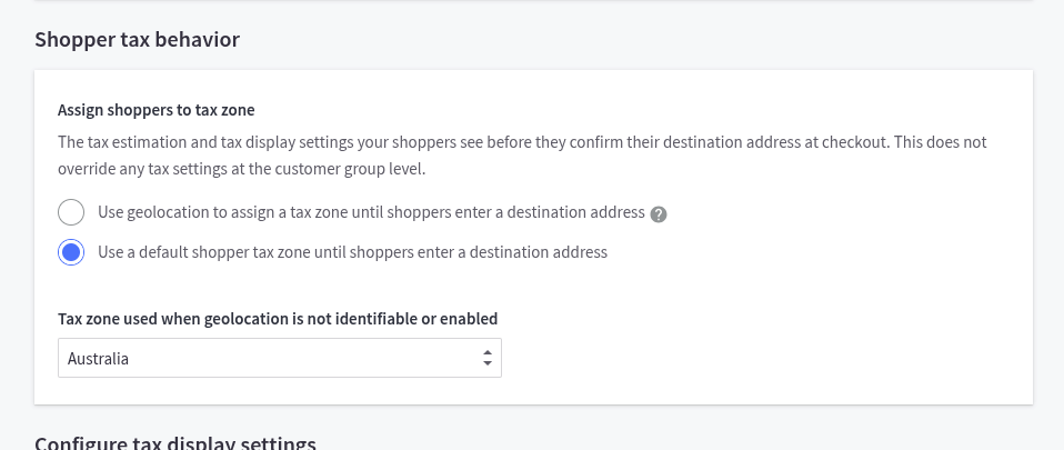 Tax Rates and Zones Bigcommerce