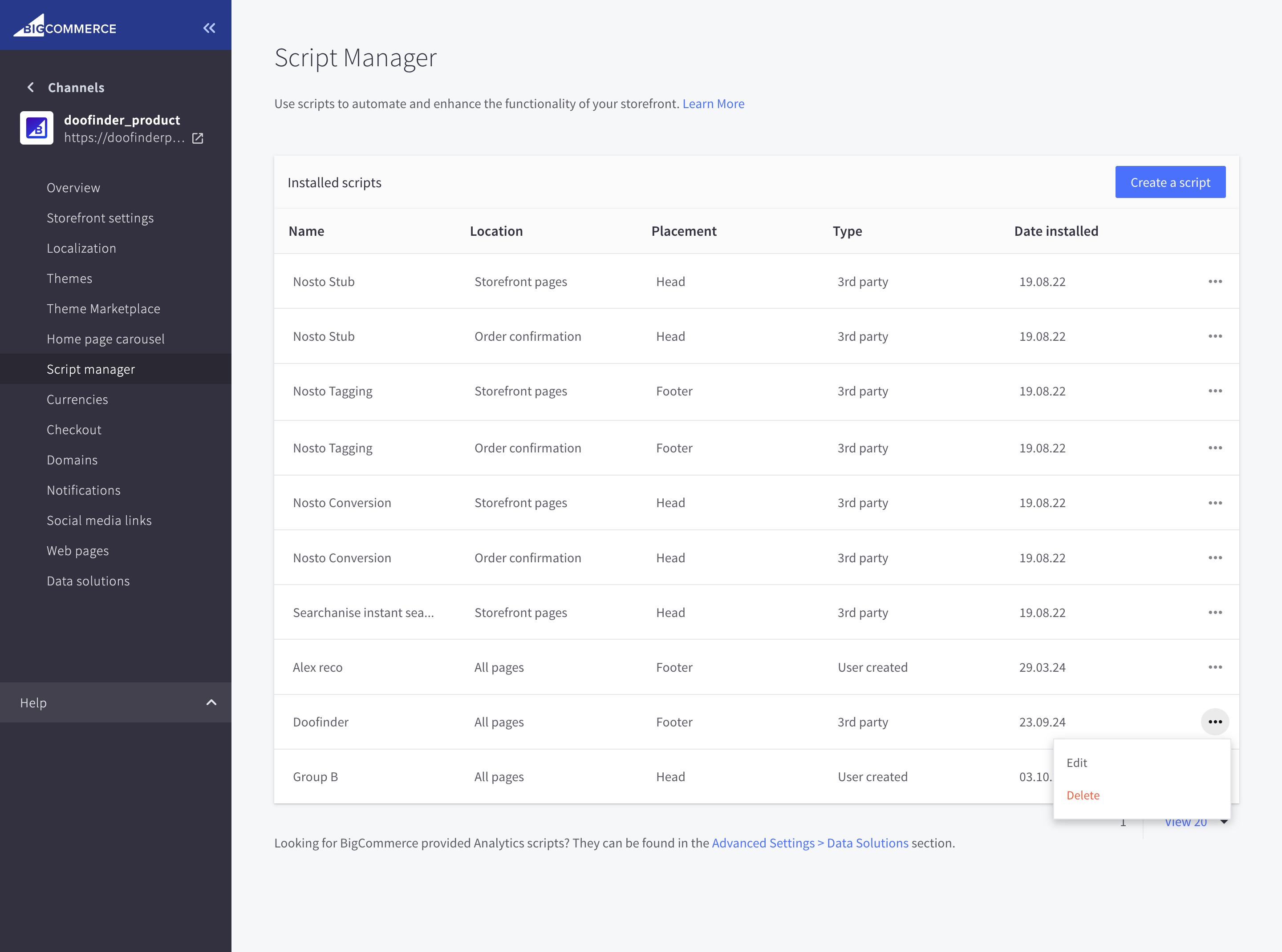 Configure the plugin