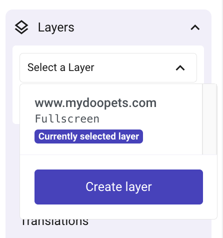 create layer