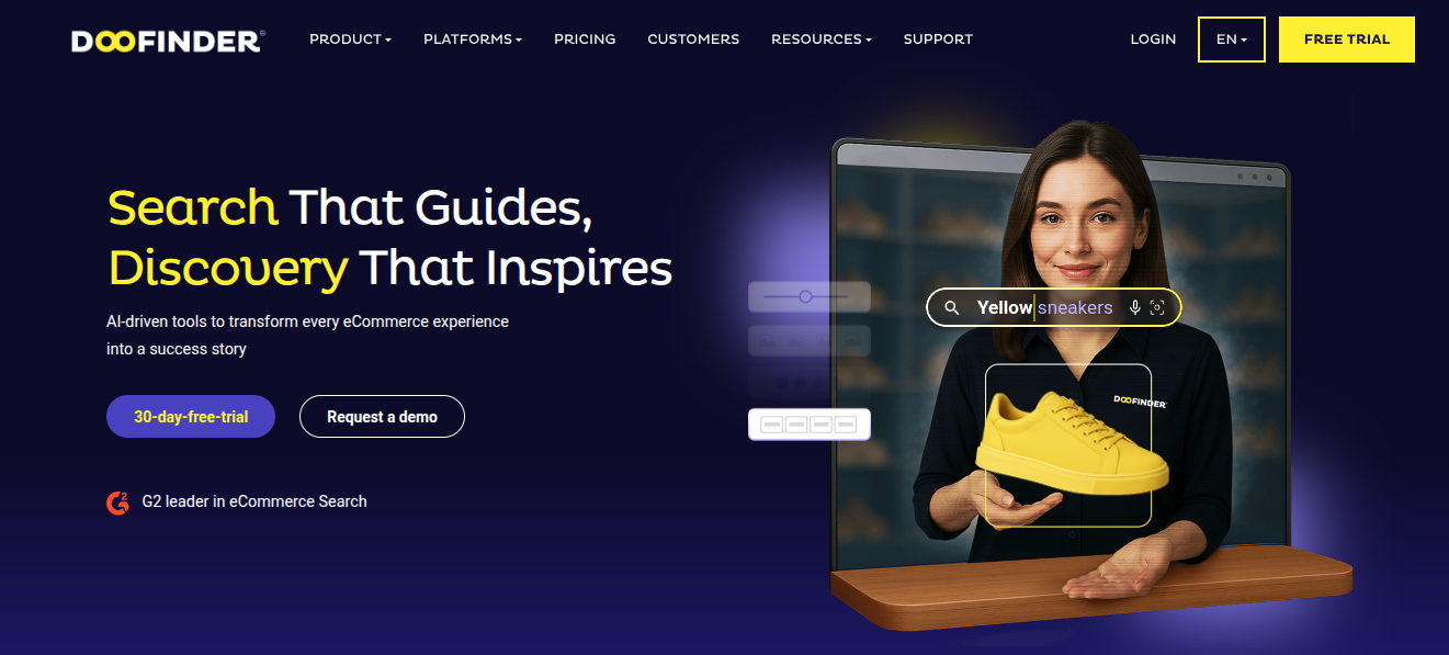 sign-up for an account on the free trial button