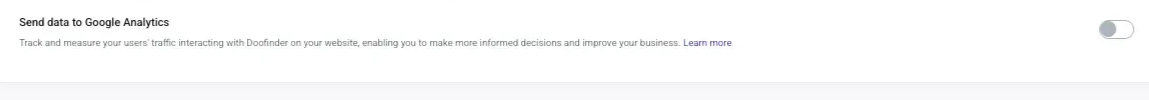 enter ga information