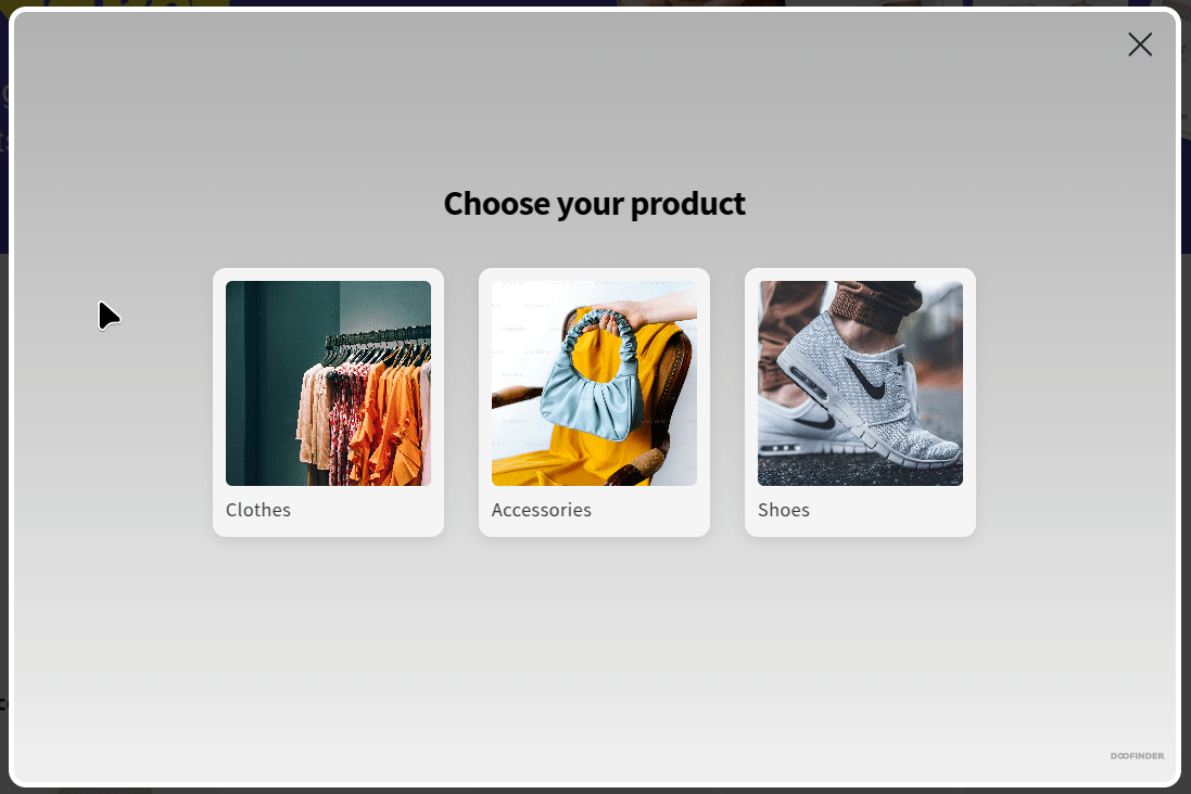 lift effect on hover over the product card