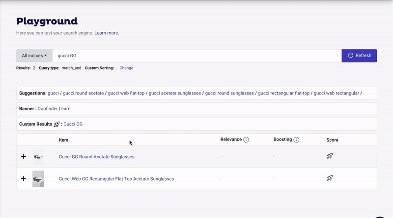 Playground Custom Products Configuration