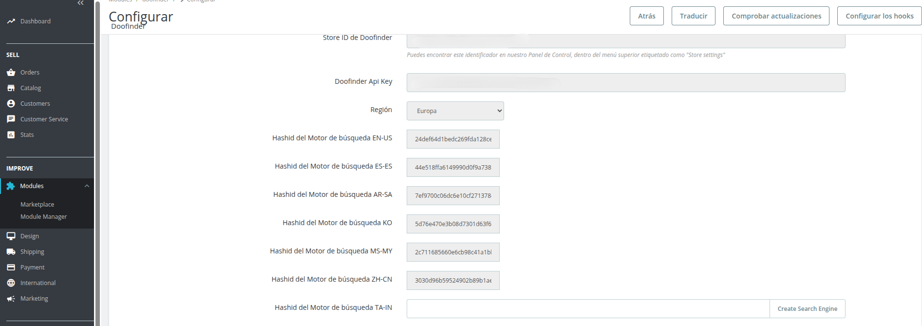 create new search engine