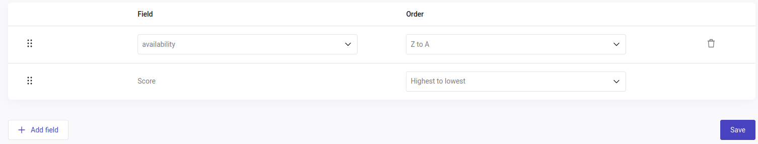 Alphabetical Order example