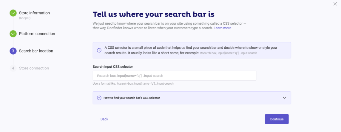Write the CSS Selector to add the layer