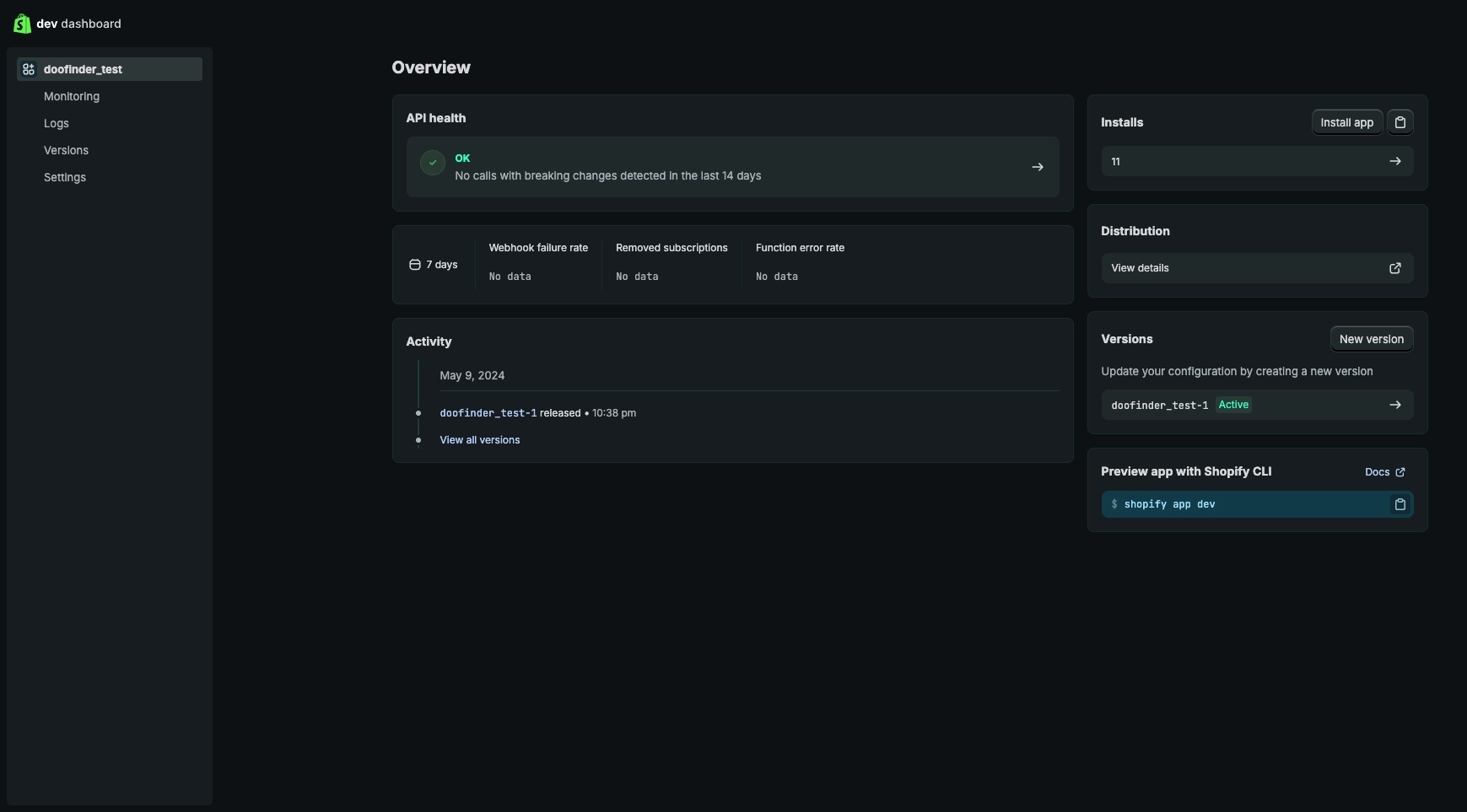 Shopify API