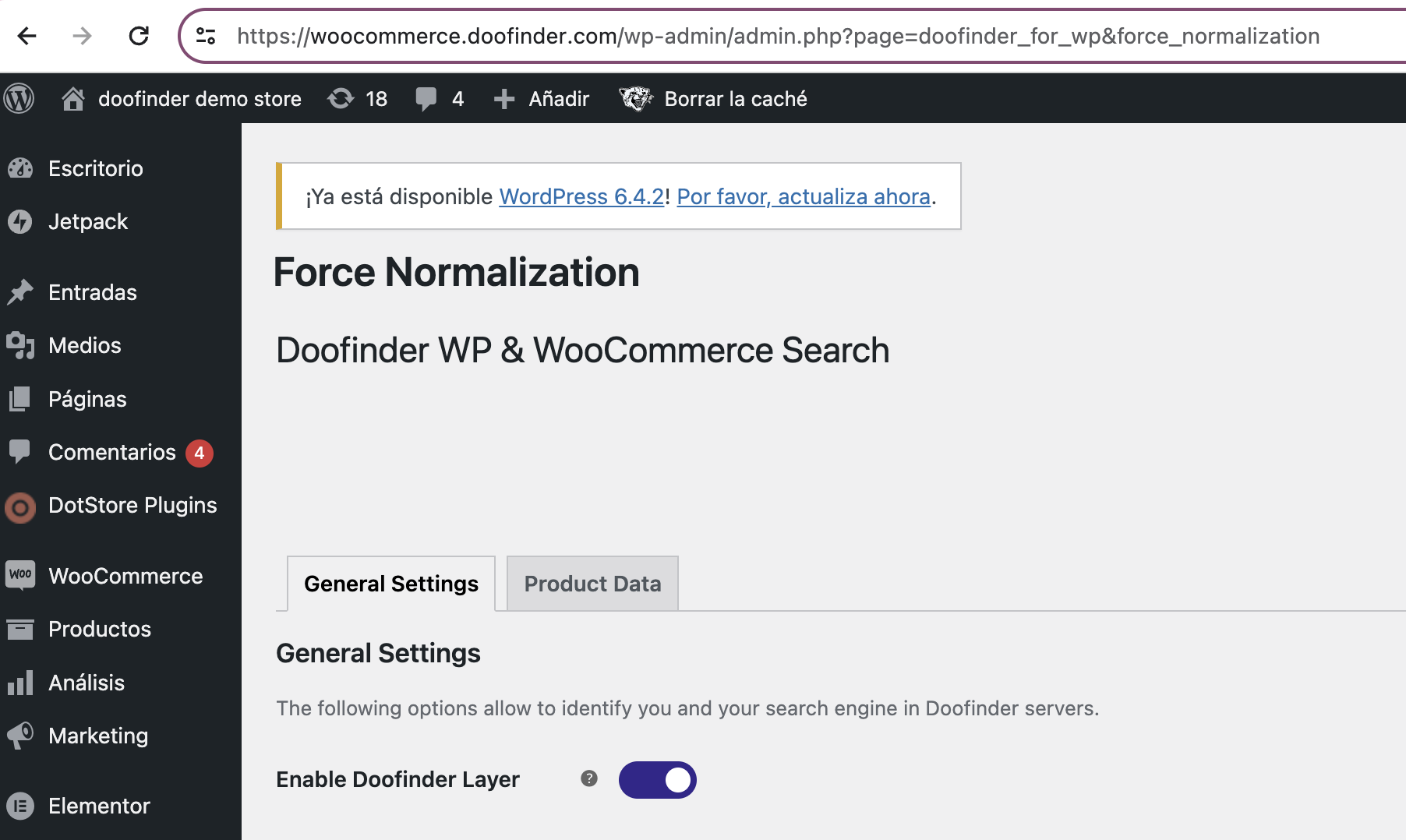 force normalization