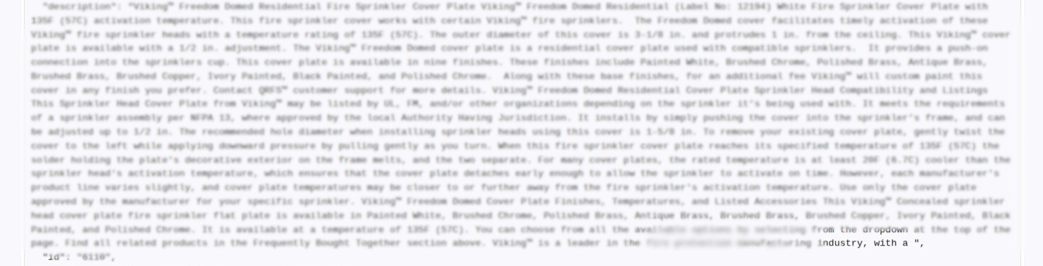 Content feed example