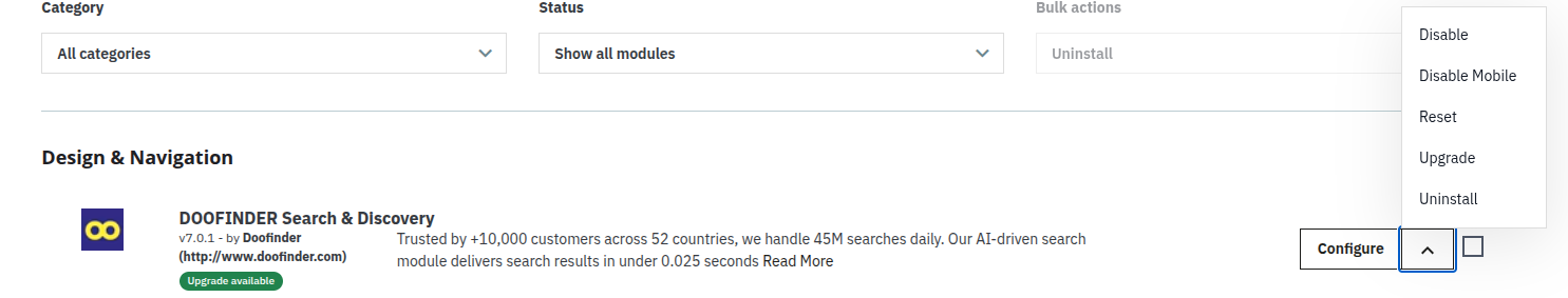 Support tab Prestashop