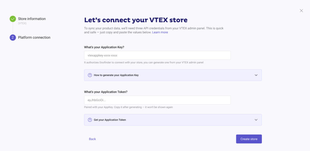 Choose platform and industry