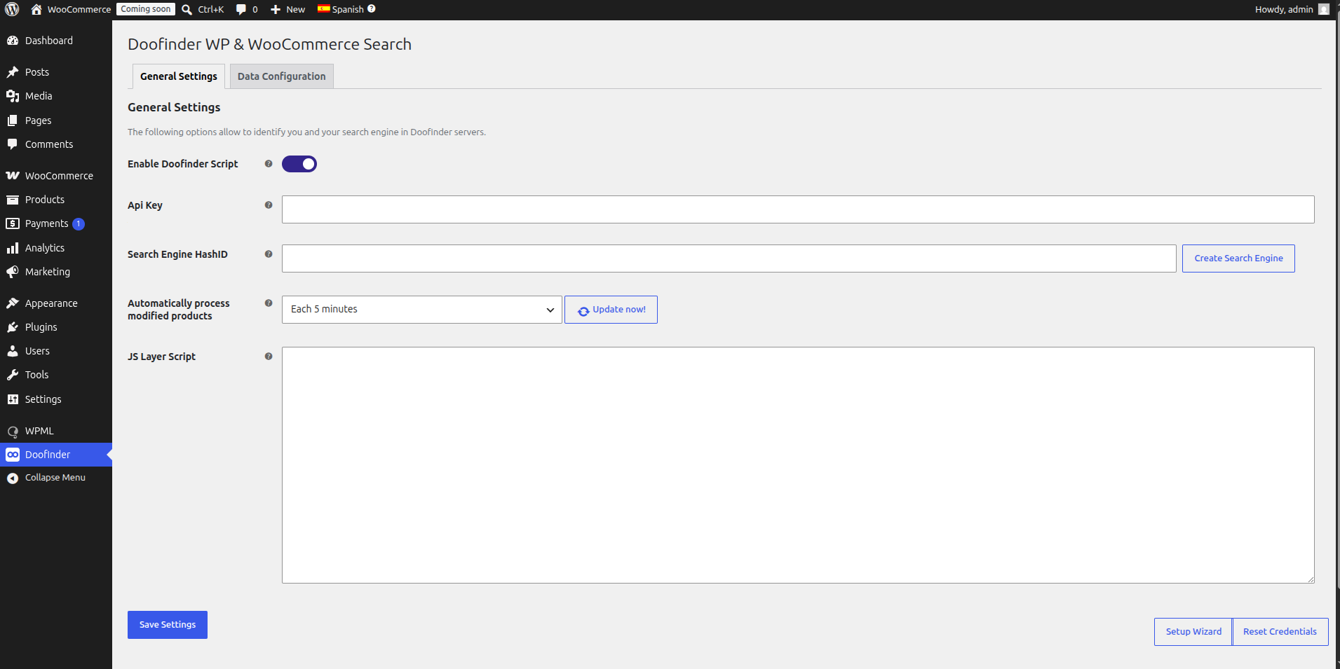 create new search engine